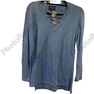 NWT b. boutique by evergreen knitted long sleeve top Size S